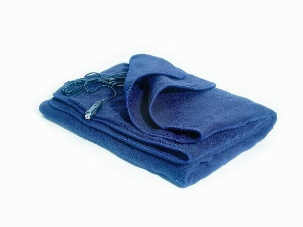 Comfy Cruise Heated Blanket Navy Blue