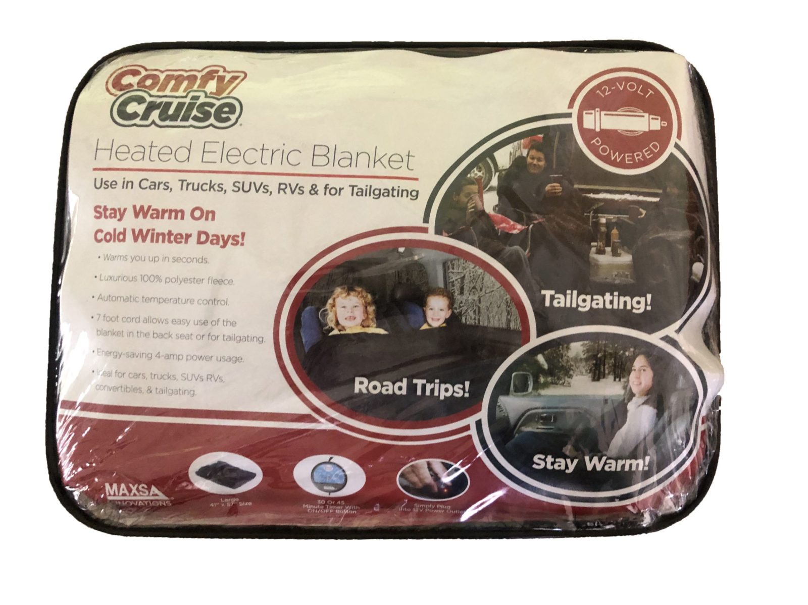 Comfy Cruise Heated Blanket Package